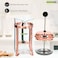 Royalford Rose Gold French Press, 350 ml