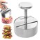 Generic Stainless Steel Adjustable Hamburger Press Patty Maker Non Stick Patty Making Molds Easy Release Hamburger Patty Press For Beef Vegetables Burgers Bbq