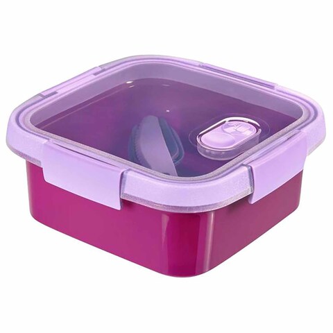 Curver Smart to Go Lunch Box - 0.9 Liter - Purple