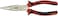 MTX Straight and Nickel-Plated Long Nose Pliers with Handles (200mm)171689