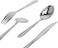 Royalford 24 Piece Cutlery Set, Multi-Color Rf2087-Cs24 Silver