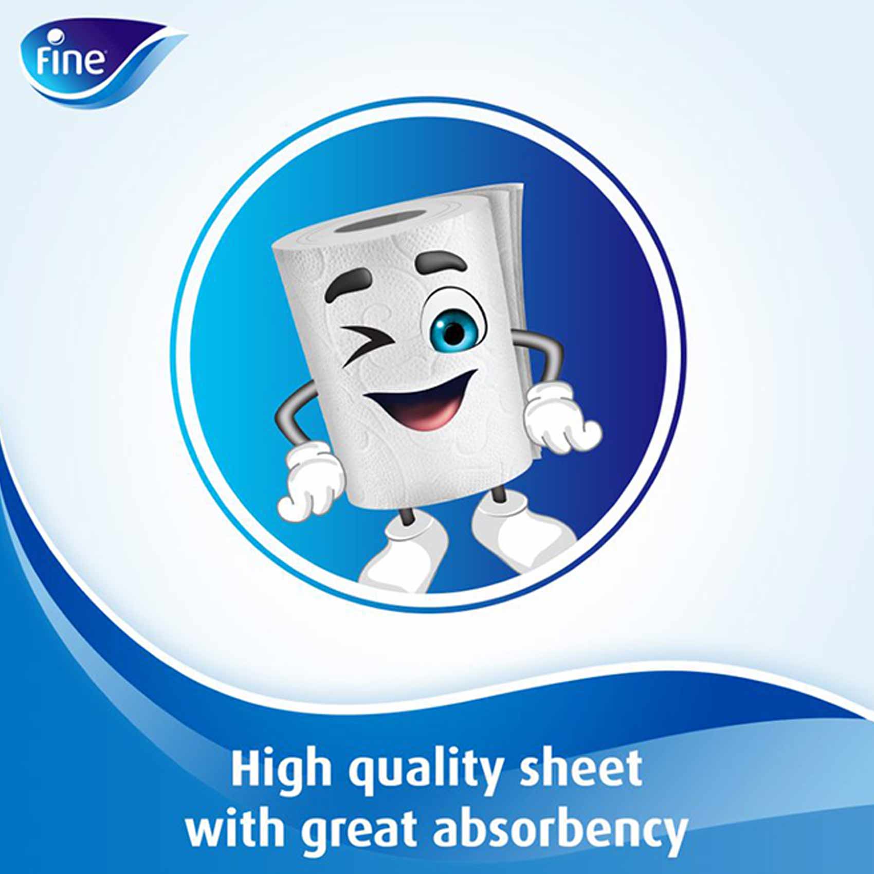 Fine Toilet Comfort XXL 500 Sheet 2 Ply 8 Rolls product thumbnail 2
