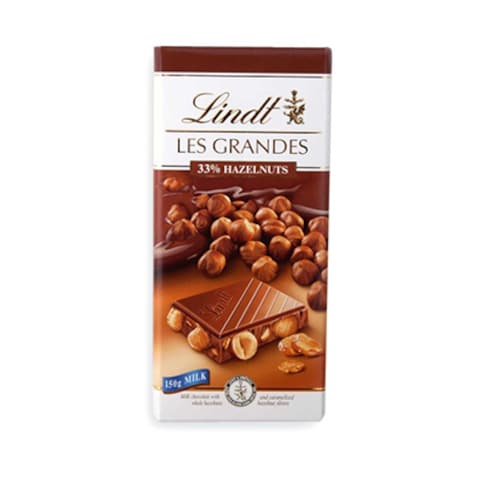 Lindt Les Grandes Milk Hazelnut 150GR