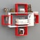 Exclusively Designed Engineered Wood Intersecting Decorative Living Room Wall Shelves (Set of 5)
