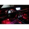 Red 2 M 12V LED Light Glow EL Wire String Strip Rope Tube Car Interior Decoration