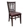 Jilphar Furniture VERTICALBACK Solid Beech Wood Dining Chair JP1164B