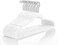 Red Dot Gift 50-Pack White Non-Slip Velvet Hangers 44.5cm With 360 Degree Rotatable Hook - Durable &amp; Slim - Non Slip Hangers For Coat Hangers - Pant Hangers (White, 50)