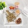 Uujuly 3Size Glass Food Containers Glass Jars Spice Storage Bottles with Lids(8cm,10cm,18cm)