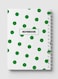Lowha Spiral Notebook With 60 Sheets And Hard Paper Covers With Abstract Green Colored Dots Design, For Jotting Notes And Reminders, For Work, University, School