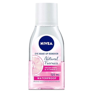 Nivea Natural Fairness Eye Make Up Remover - 125 ml