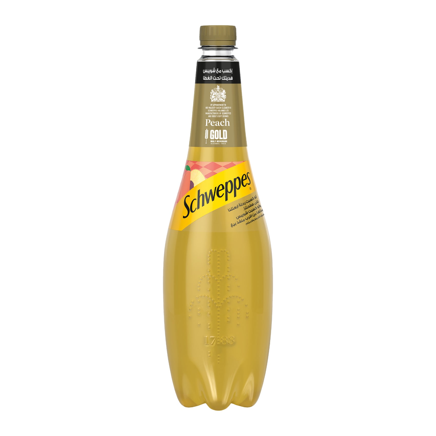Schweppes Gold Peach Malt Drink PET Bottle – 950ml Schweppes Gold Peach Malt Drink PET Bottle – 950ml