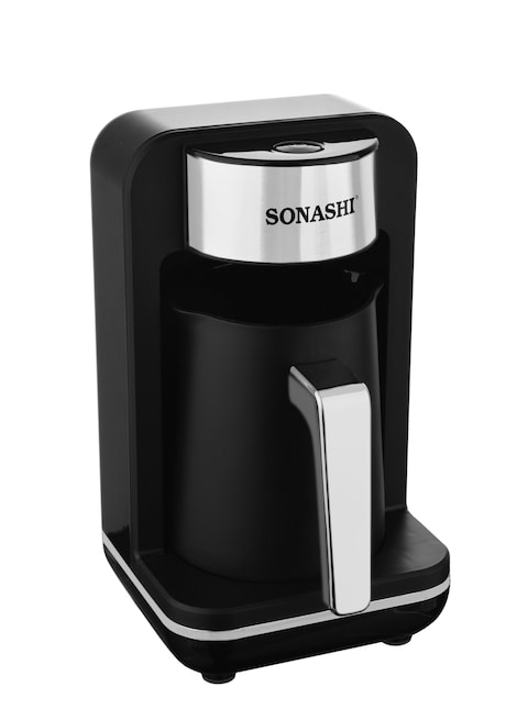 Sonashi Turkish Coffee Maker 400ml 500 W STCM-4974 Black/Silver
