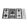 Nardi Built-In Gas Hob - 5 Burners - Silver - SCG55 AVX
