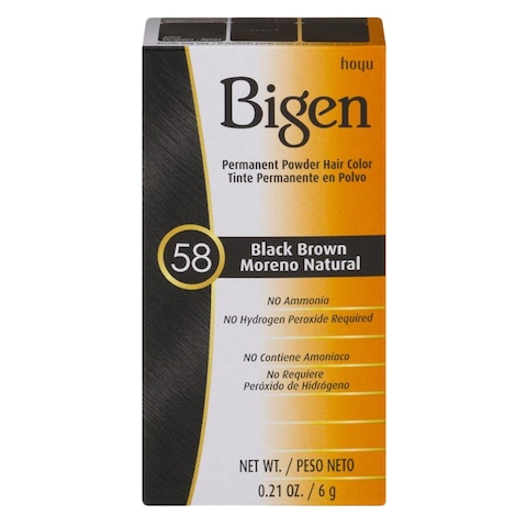 Bigen Hair Dye No. 58 Black Brown 6g