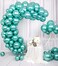 Metallic Chrome Balloons 50 Pcs 12 Inch Helium Shiny Thicken Latex Balloons Party Decoration (Green)