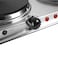 AFRA, Double Electric Hotplate, 2500W, Thermostatic Control, Stainless Steel, Overheat Protection, G-MARK, ESMA, ROHS, And CB Certified, AF-2500HPSS, 2 Years Warranty