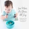 Grabease Divided Silicone Suction Bowl &ndash; Self-Feeding Toddler &amp; Baby Bowl With 2 Sections, Easy-Scoop Walls &ndash; No Phthalates, Pvc, Or Bpa &ndash; Dishwasher- &amp; Sterilizer-Safe Baby Supplies &amp; Gifts, Grey