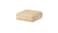 Box with lid, natural, 30x30x10 cm