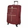New Travel Softside 4 Wheel Trolley Bag 71cm Red