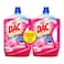 Dac Gold Multi-Purpose Disinfectant &amp; Liquid Cleaner Rose 2.9L Pack of 2
