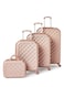 Fly 4-Piece Trolley Luggage Set, Rose Gold