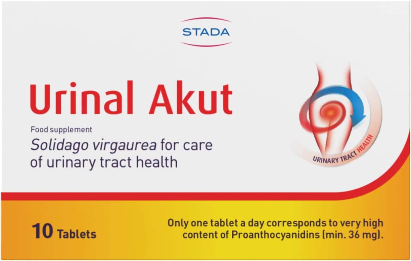 Buy Urinal Akut Urinary Tract Health 10 Tablets Online | Carrefour UAE