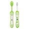 Chicco Training Toothbrush Set 4M+, Green