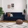 In House Nutella 2 In 1 Sofabed Velvet Upholstered - Dark Blue