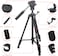 Coopic Cp-Vt05 Iii, Foldable Tripod With Max Height 190Cm/74.80Inch With Horizontal Fluid Pan Head For Camera And Camcorder Photography Load Up To 5Kg.