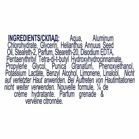 Dove Go Fresh Roll-On Antiperspirant with Pomegranate &amp; Lemon - 50 ml