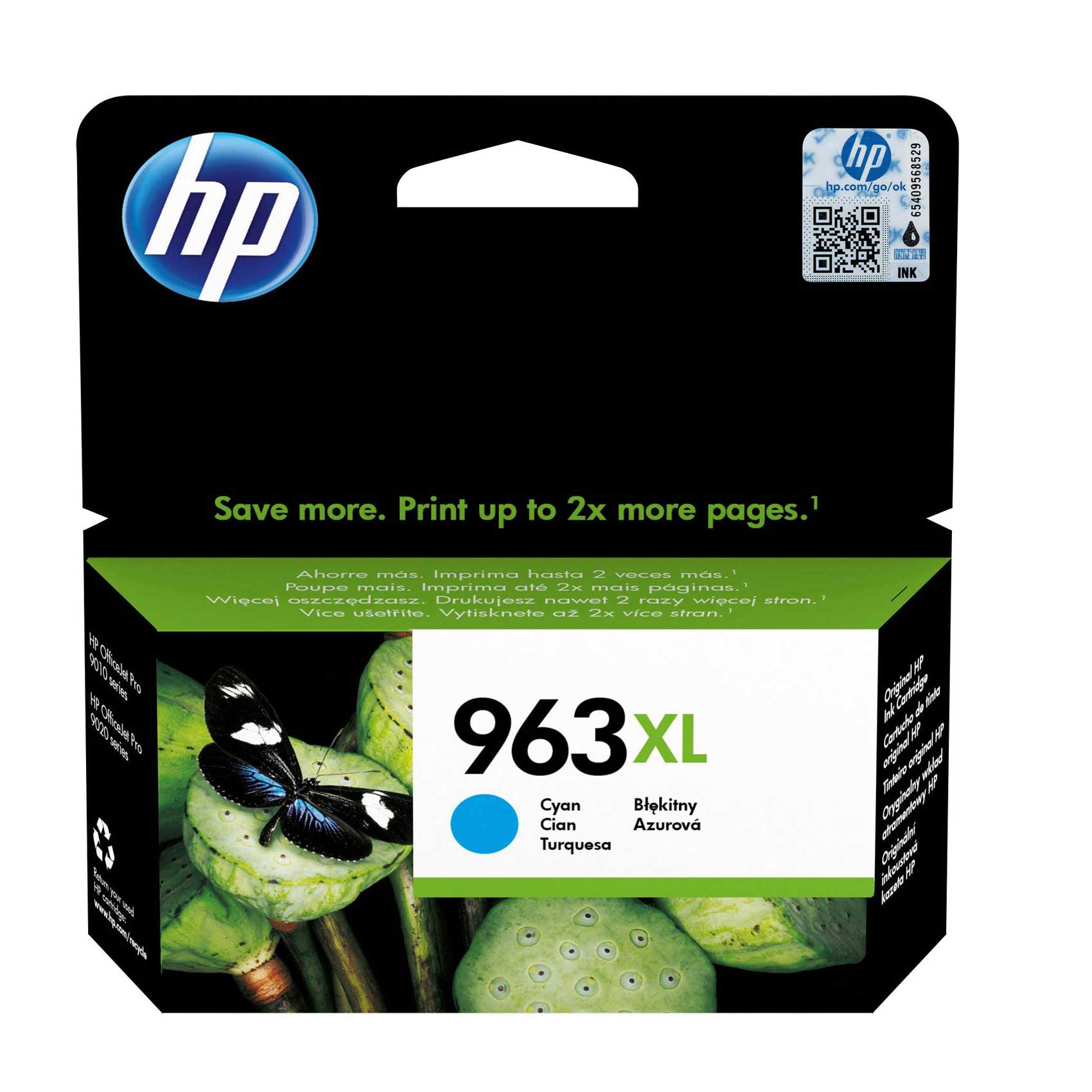 HP Ink Cartridge 963XL Cyan