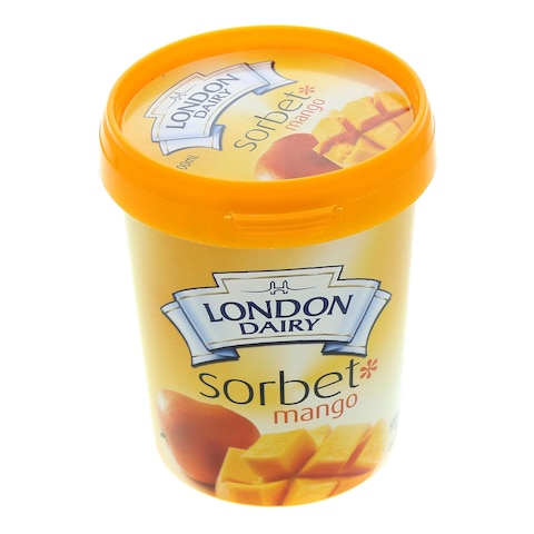 Buy London Dairy Ice Cream Sorbet Mango 500ml in UAE