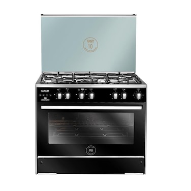 Unionaire Gas Cooker - 5 Burners - Black - C69SS-GC-447-F-SO-2W-M11-AL