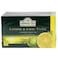 Ahmad Tea Black Tea Lemon And Lime 20 Bag