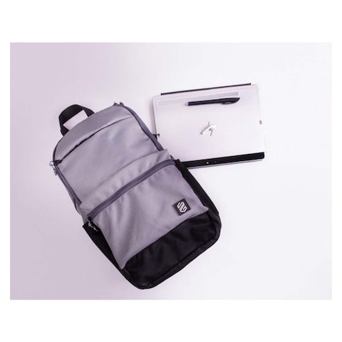 سمارت جيت SG-9015 شنطة ظهر للاب توب - 15.6 بوصة - رمادي فاتح