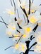 White Cherry Blossom Flower Tree LED Lamp with Fairy Lights 60cm