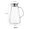 Glass Jug With Silver Lid 1.4L 5572