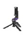 Generic - Handheld Grip Stabilizer Tripod Stand Black/Purple