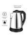 Sonashi Cordless Electric Kettle 1.8L, 1500W, SKT-1804, Black/Silver