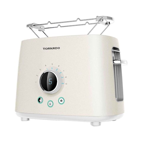 Tornado Toaster - 2 Slices - 1000 Watt -White - TT-1000D