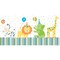 Sweet At One - Boy Tablecover Plastic 54inx108in Border Pri