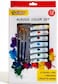 lavish Tiptop 12 Color Acrylic Paints with Brushes &amp; Palette Paint Set