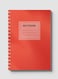 Lowha Spiral Notebook With 60 Sheets And Hard Paper Covers With Minimalist Gradient Design, For Jotting Notes And Reminders, For Work, University, School