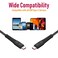 Moxedo Velox  Nylon Braided Cable USB-C to USB-C Cable Fast Charge &amp; Data Sync Compatible with with iPad Mini 6,iPad Pro 2021,iPad Air 4,MacBook Pro2021,Galaxy S21,Switch,Pixel,LG &amp; more 1.2m