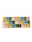 Creative Wooden Craft Letters with Wood Storage Tray Set,Natural Blank Unfinished Wooden Alphabet Letters for Kids Learning Gift,Home Decoration ( Multicolour)