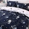 Generic Deals For Less- Single Size Bedsheet, 4 Piece Duvet Cover Bedding Set, Galaxy Design