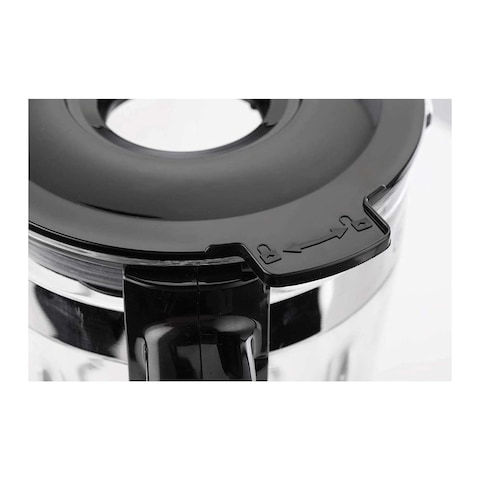 Black &amp; Decker Blender with Glass Jar - 700W - Black/Silver - BX650G