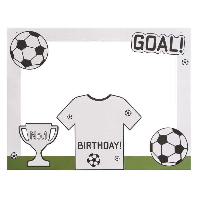 Customisable Football Party Photo Booth Frame