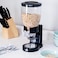 Home Black Cereal Dispenser Dry Food countertop Kitchen Tools Storage Container, Dry Food Dispenser