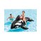 Intex Whale Ride-On Inflatable Pool Floats 58561EP Black